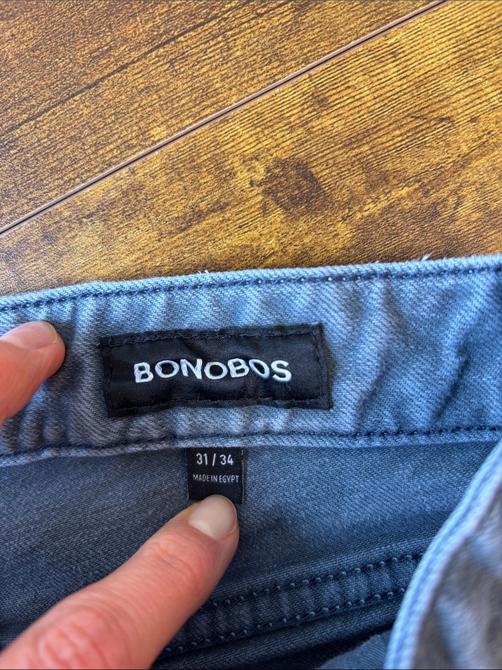 Bonobos Light Blue Men's Jeans - Casual Denim - Picture 2 of 4